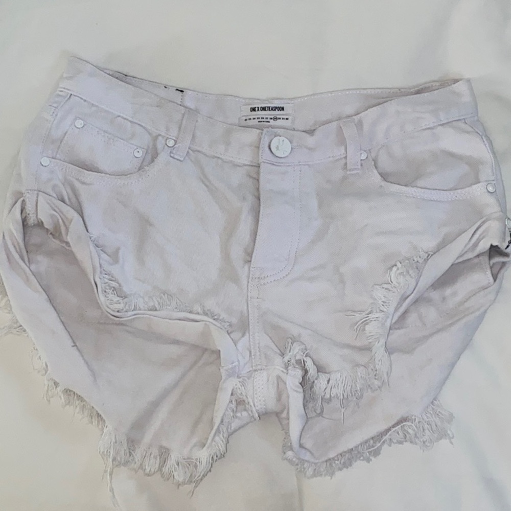One Teaspoon • Bandits short • White • 🌫❕